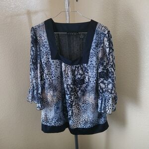 Separates Long Sleeve Pullover Blouse